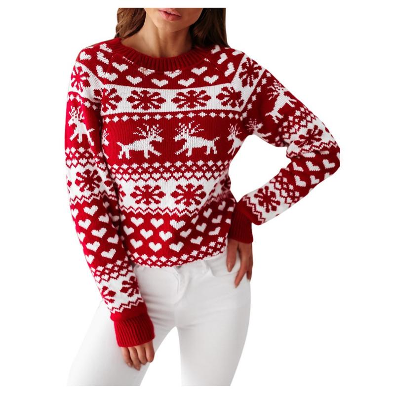 Autumn Oversized Christmas Sweater Women Solid Loose Knitted Sweaters Women Long Sleeve Pullover Female Jumper Sweater, Red
Autumn Oversized Christmas Sweater Women Solid Loose Knitted Sweaters Women Long Sleeve Pullover Female Jumper Sweater, Red