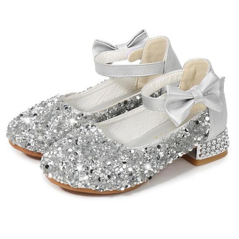 Girls Princess Shoes Crystal Leather Shoe Children's High Heel Shoes Sequins Children Party Wedding Shoe, Pink
Girls Princess Shoes Crystal Leather Shoe Children's High Heel Shoes Sequins Children Party Wedding Shoe, Pink