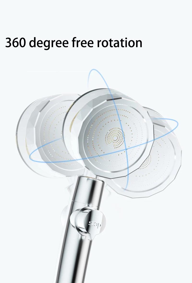 Pressurized Turbo Bathroom Shower High Pressure Heads Sprinkler Hotel Home Supplies wholesale