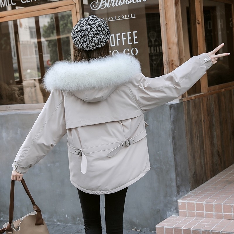 Handsome contracted fashion short warm cotton-padded clothes 201019