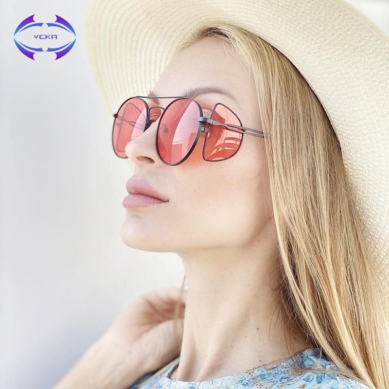 Sunglasses VCKA Punk Oversized Women Big Frame Square Flat Top Rivet Sun Glasses Female Men Vintage Mirror Shades Gradient UV4001
Sunglasses VCKA Punk Oversized Women Big Frame Square Flat Top Rivet Sun Glasses Female Men Vintage Mirror Shades Gradient UV4001
