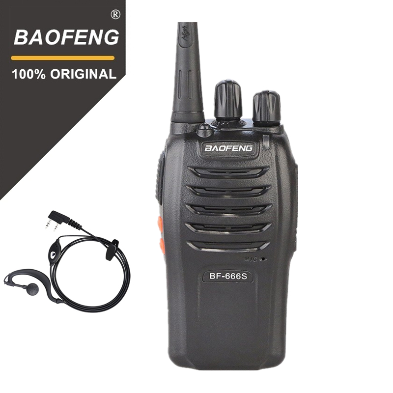 100% Baofeng BF-666s Walkie Talkie 16CH Practical Two Way Radio UHF 400-470MHZ Portable Ham Radio 5W Programmable
100% Baofeng BF-666s Walkie Talkie 16CH Practical Two Way Radio UHF 400-470MHZ Portable Ham Radio 5W Programmable