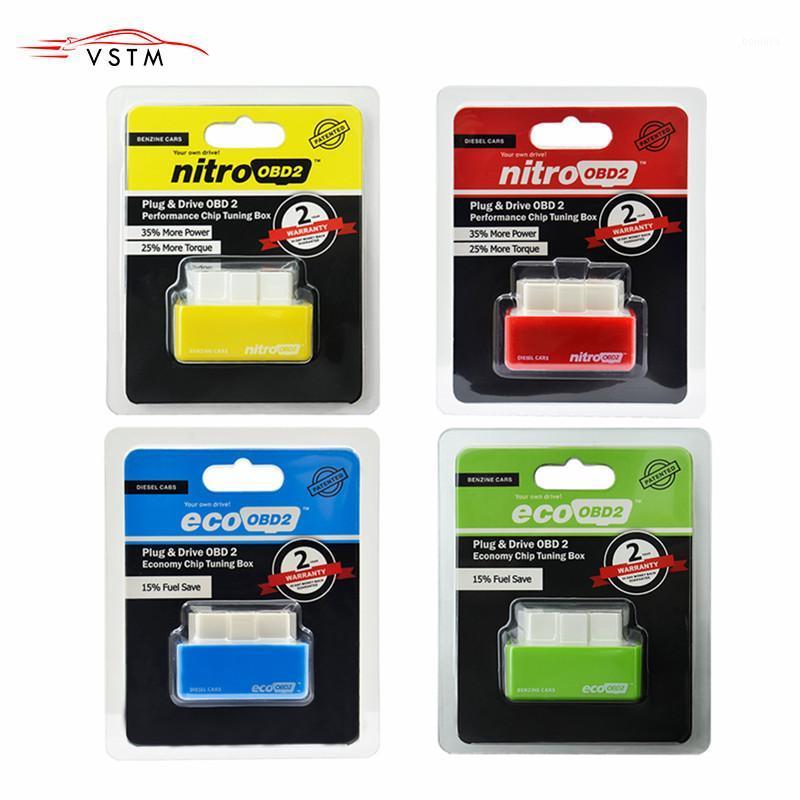 

New Arrival NitroOBD2 Chip Tuning Box Nitro OBD2 Performance Plug and Drive OBD2 Chip Tuning Works For Diesel Retail Box1
