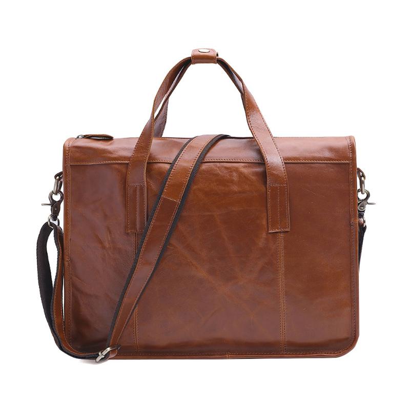 Nesitu Vintage Brown Coffee Genuine Leather Men Briefcase Messenger Bags Portfolio 14'' Laptop Business Men's Office Bag M6495, Yellow-brown
Nesitu Vintage Brown Coffee Genuine Leather Men Briefcase Messenger Bags Portfolio 14'' Laptop Business Men's Office Bag M6495, Yellow-brown