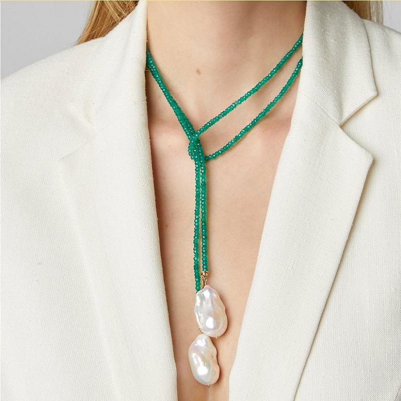 KOMi Boho Imitation Irregular Pearl Beaded Long Double Chains Necklaces for Women Personality Necklaces Jewelry Bijoux K3432
KOMi Boho Imitation Irregular Pearl Beaded Long Double Chains Necklaces for Women Personality Necklaces Jewelry Bijoux K3432