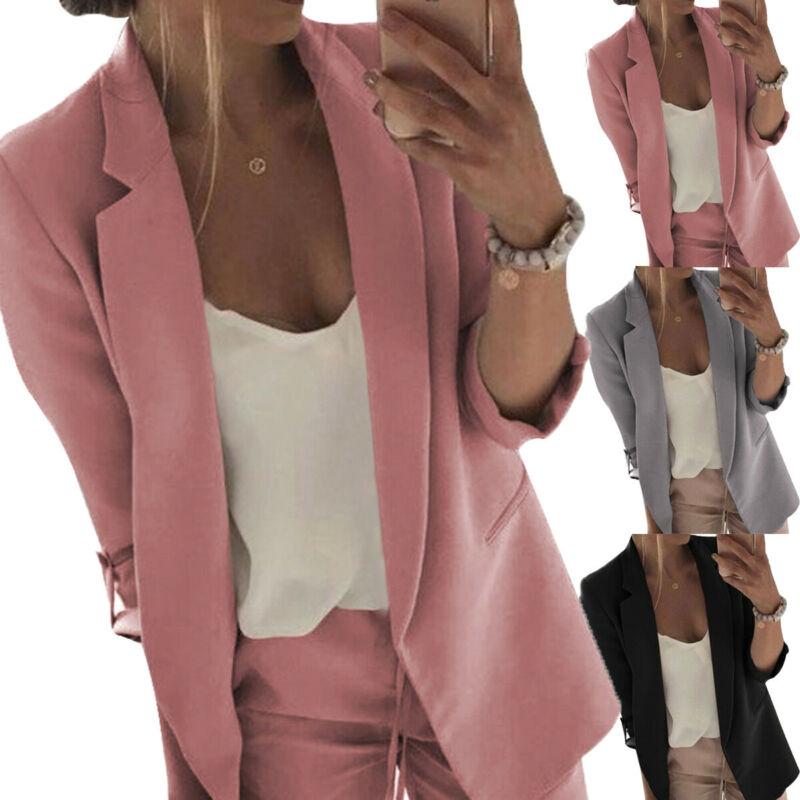Hirigin 2020 New Women Lady Fashion Long Sleeve Slim Blazer Suit Coat Work Jacket Formal Office Casual Suit Plus -3XL, Black
Hirigin 2020 New Women Lady Fashion Long Sleeve Slim Blazer Suit Coat Work Jacket Formal Office Casual Suit Plus -3XL, Black