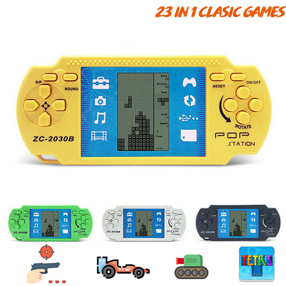 2.7" Handheld Game Player Console Retro Clasic Childhood Tetris Game Players Console Electronic Games Toys for Kids
2.7" Handheld Game Player Console Retro Clasic Childhood Tetris Game Players Console Electronic Games Toys for Kids