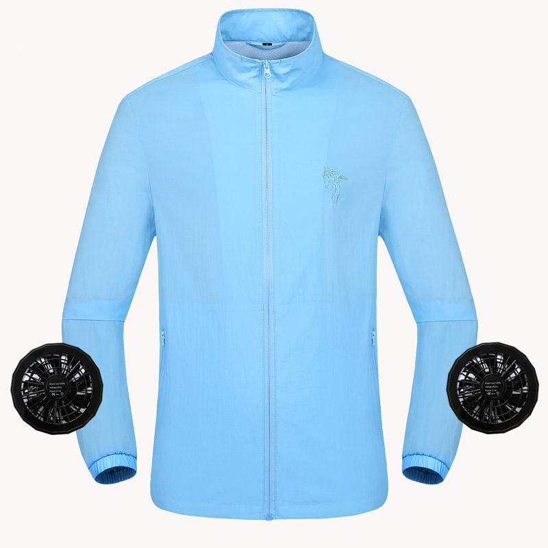 Lovers Anti-UV Skin Coat Waterproof Fishing Jacket Men Women Cooling Hiking Jackets USB Fan Cooling Sport Outdoor Clothing, Fan and usb cable
Lovers Anti-UV Skin Coat Waterproof Fishing Jacket Men Women Cooling Hiking Jackets USB Fan Cooling Sport Outdoor Clothing, Fan and usb cable