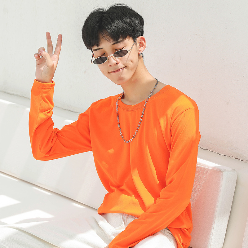 2021 Brand New Men' T Shirt Cotton Long-sleeved T-shirt for Male Round Neck Solid Color Tops Tshirt, Sapphire
2021 Brand New Men' T Shirt Cotton Long-sleeved T-shirt for Male Round Neck Solid Color Tops Tshirt, Sapphire