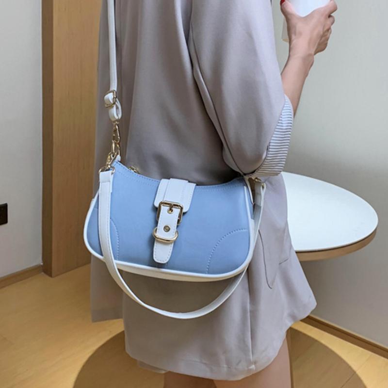 Fashion Saddle Women's Bag Metal Hasp Belt Trend Women's Shoulder Bag Large Capacity Ladies Bags Sample Bags For Women 2021, Purple
Fashion Saddle Women's Bag Metal Hasp Belt Trend Women's Shoulder Bag Large Capacity Ladies Bags Sample Bags For Women 2021, Purple