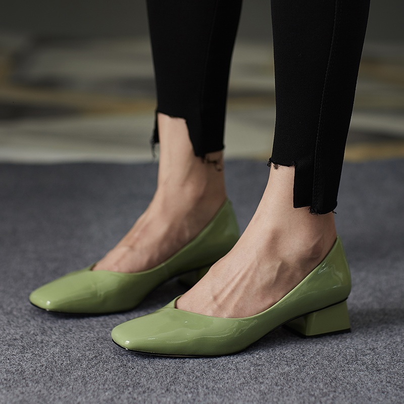 2021 Sweet Cow Hide Female Bombs Toe Shallow Woman Work Thich Party Daliy Shoes Heels MKO6, Green.
2021 Sweet Cow Hide Female Bombs Toe Shallow Woman Work Thich Party Daliy Shoes Heels MKO6, Green.