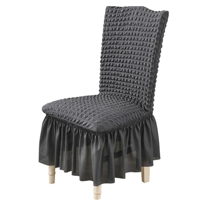 Bubble Plaid Chair Cover with Skirt Elastic Chair Slipcover Stretch Seat Cover for Dining Room Wedding Banquet Home Decoration
Bubble Plaid Chair Cover with Skirt Elastic Chair Slipcover Stretch Seat Cover for Dining Room Wedding Banquet Home Decoration