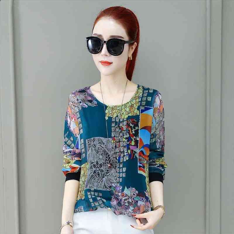 Fashion Flower Print Women Blouses Summer Flare Long Sleeve Chiffon Blouse Tunic Top Female Casual Ladies Shirts Df2595, White
Fashion Flower Print Women Blouses Summer Flare Long Sleeve Chiffon Blouse Tunic Top Female Casual Ladies Shirts Df2595, White
