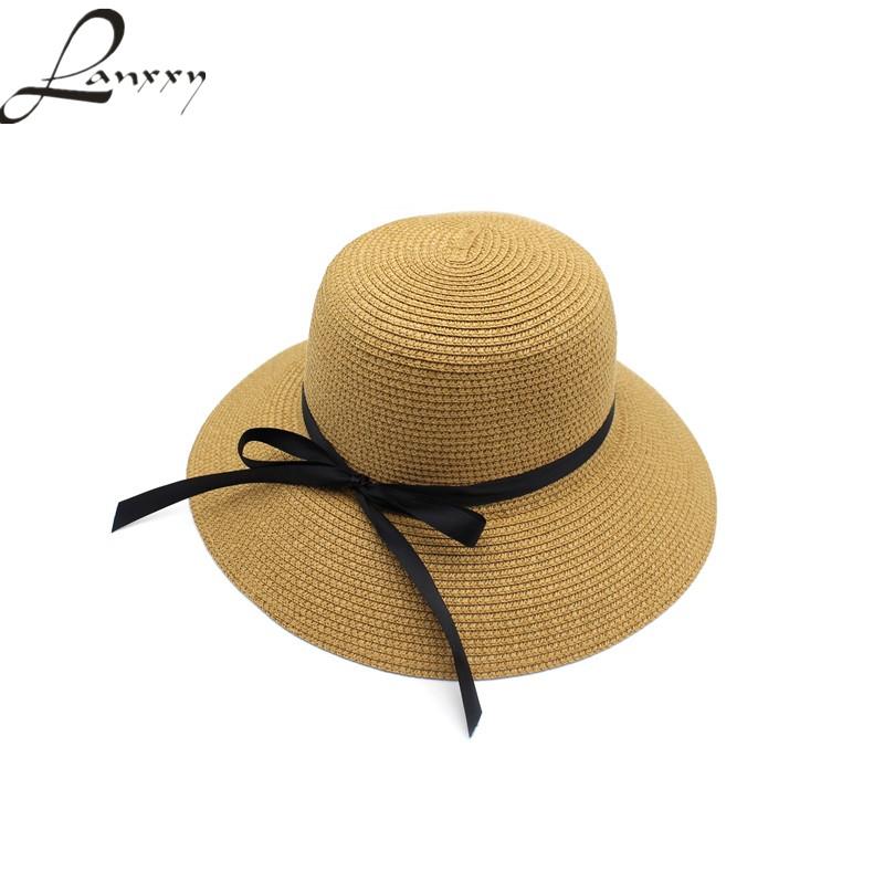 Wide Brim Hats Lanxxy Women Straw Summer Beach Panama Sun Hat Chapeu Feminino Bow Foldable Caps For, Short brim beige
Wide Brim Hats Lanxxy Women Straw Summer Beach Panama Sun Hat Chapeu Feminino Bow Foldable Caps For, Short brim beige