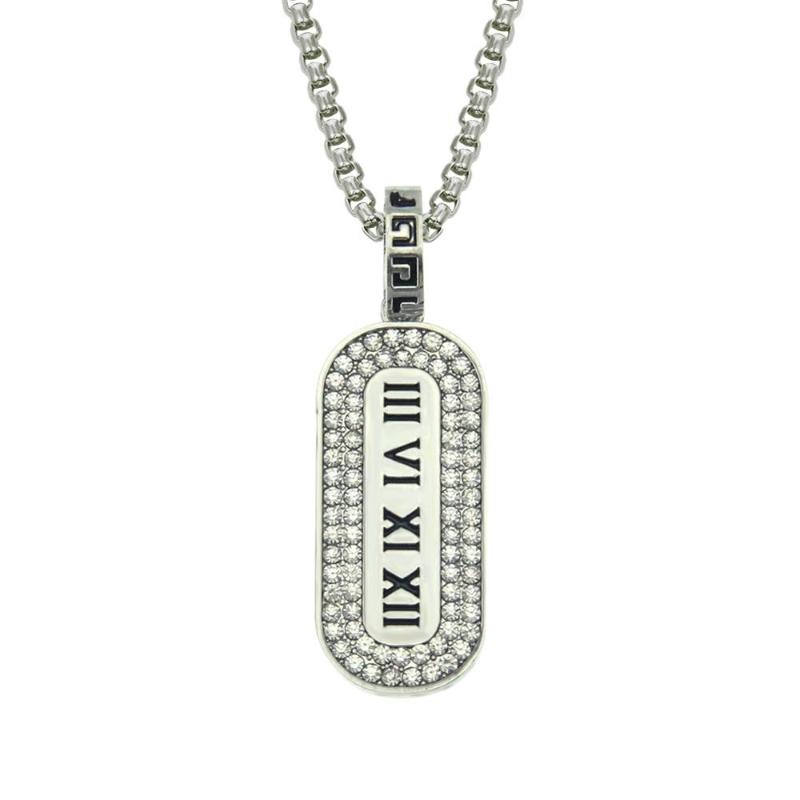 Roman numerals necklace for women punk clothes accessorized with pendant sweater chain
Roman numerals necklace for women punk clothes accessorized with pendant sweater chain