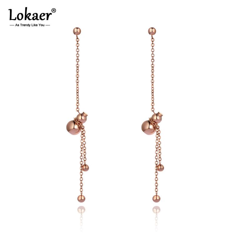 Lokaer Chinese Style Titanium Stainless Steel Blessing Gourd Dangle Earrings Vintage Tassel Earrings Jewelry For Women E19319
Lokaer Chinese Style Titanium Stainless Steel Blessing Gourd Dangle Earrings Vintage Tassel Earrings Jewelry For Women E19319