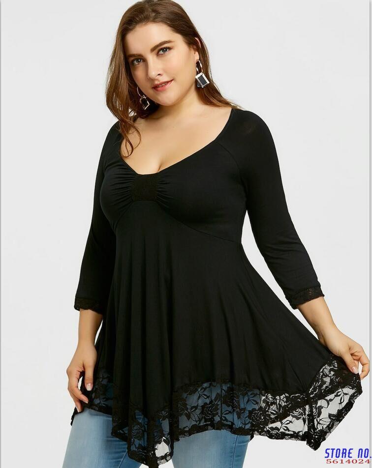 2020 Long Sleeve Cotton Tops Women Blouses Spring Winter Lace Loose Elegant Sexy Pullovers Sweater Large Big Plus Sizes Shirts, Black
2020 Long Sleeve Cotton Tops Women Blouses Spring Winter Lace Loose Elegant Sexy Pullovers Sweater Large Big Plus Sizes Shirts, Black