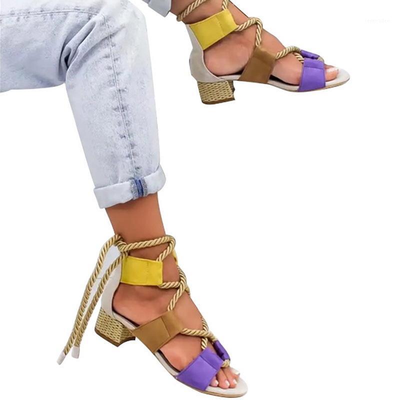 ADBOOV Chunky Heel Women Sandals Rope Peep Toe Pumps Women Plus Size 42 43 Summer Shoes Sapato Feminino1, Green
ADBOOV Chunky Heel Women Sandals Rope Peep Toe Pumps Women Plus Size 42 43 Summer Shoes Sapato Feminino1, Green