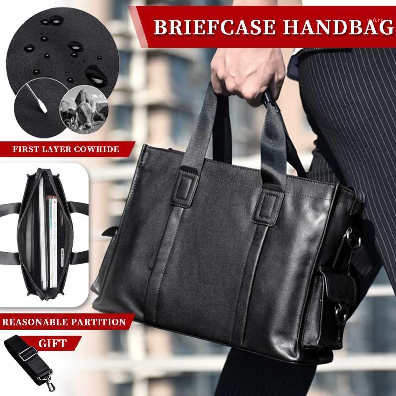 Men's Genuine Leather Handbag Large Capacity Business Briefcase Casual Documents Magazine Laptop Shoulder Bag Messenger Bags1, As pic
Men's Genuine Leather Handbag Large Capacity Business Briefcase Casual Documents Magazine Laptop Shoulder Bag Messenger Bags1, As pic