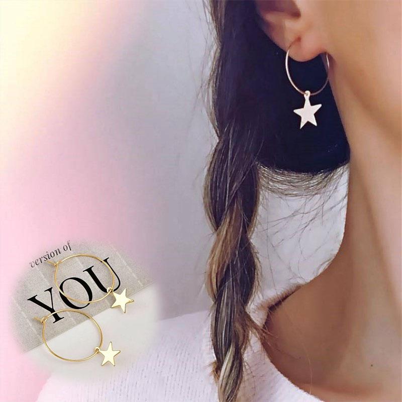 Hoop & Huggie Earrings Ear Drop Fashion Delicacy Women Star Gold Silver Dangle Birthday Gift
Hoop & Huggie Earrings Ear Drop Fashion Delicacy Women Star Gold Silver Dangle Birthday Gift