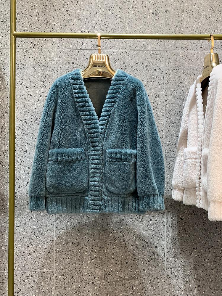 High Quality Sheep Shearing Fashion Coat Soft Korean Sweet Jackets for Women 2020 Warm Wool Fur Jacket Women Coats Casaco Zjt425, White
High Quality Sheep Shearing Fashion Coat Soft Korean Sweet Jackets for Women 2020 Warm Wool Fur Jacket Women Coats Casaco Zjt425, White