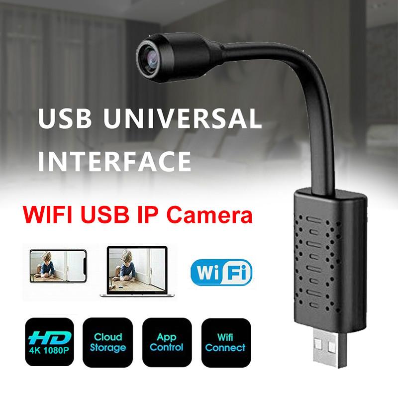 

Surveillance Cameras With Wifi Mini Camera IP USB Full HD 1080P P2P CCTV SD Card Cloud Storage Smart AI Human Detection V380 APP