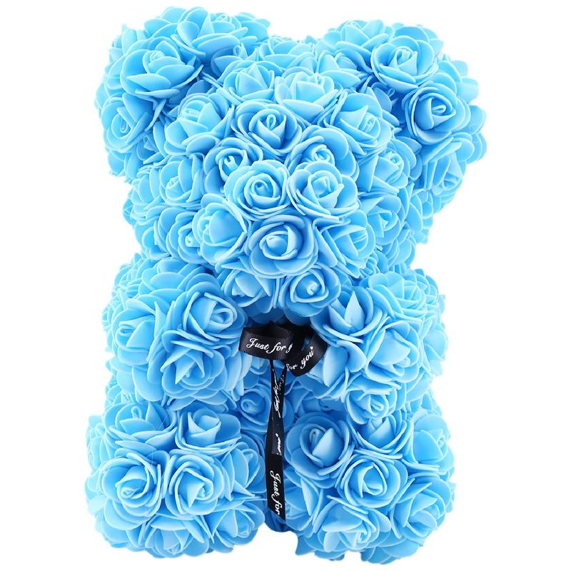 25cm Teddy Bear of Rose Artificial Flowers PE Rose Bear for Women Valentines Wedding Christmas Gift Box Home Decor
25cm Teddy Bear of Rose Artificial Flowers PE Rose Bear for Women Valentines Wedding Christmas Gift Box Home Decor