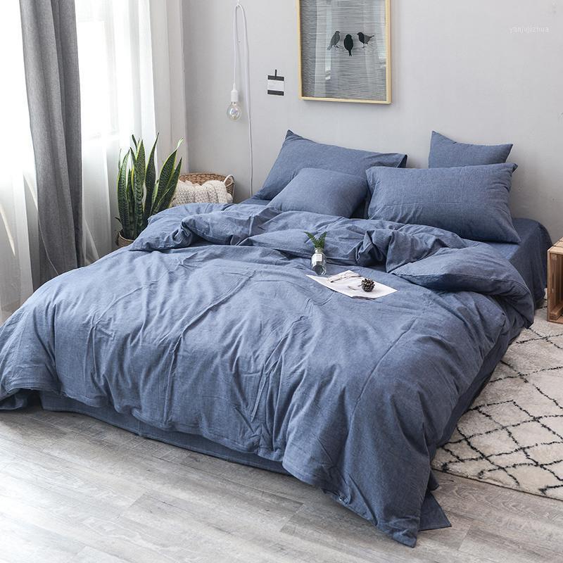 Wash cotton Denim Blue 3pcs duvet cover sets(1pcs duvet cover+2pcs pillowcase)100% cotton bedding sets1, As pic
Wash cotton Denim Blue 3pcs duvet cover sets(1pcs duvet cover+2pcs pillowcase)100% cotton bedding sets1, As pic