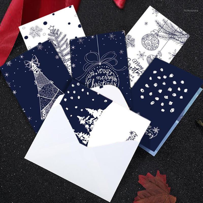 Christmas Greeting Card with Envelope Snowman Santa Claus Cartoon New Year Postcard Gift Card Xmas Party Supplies 6pcs/set #301
Christmas Greeting Card with Envelope Snowman Santa Claus Cartoon New Year Postcard Gift Card Xmas Party Supplies 6pcs/set #301