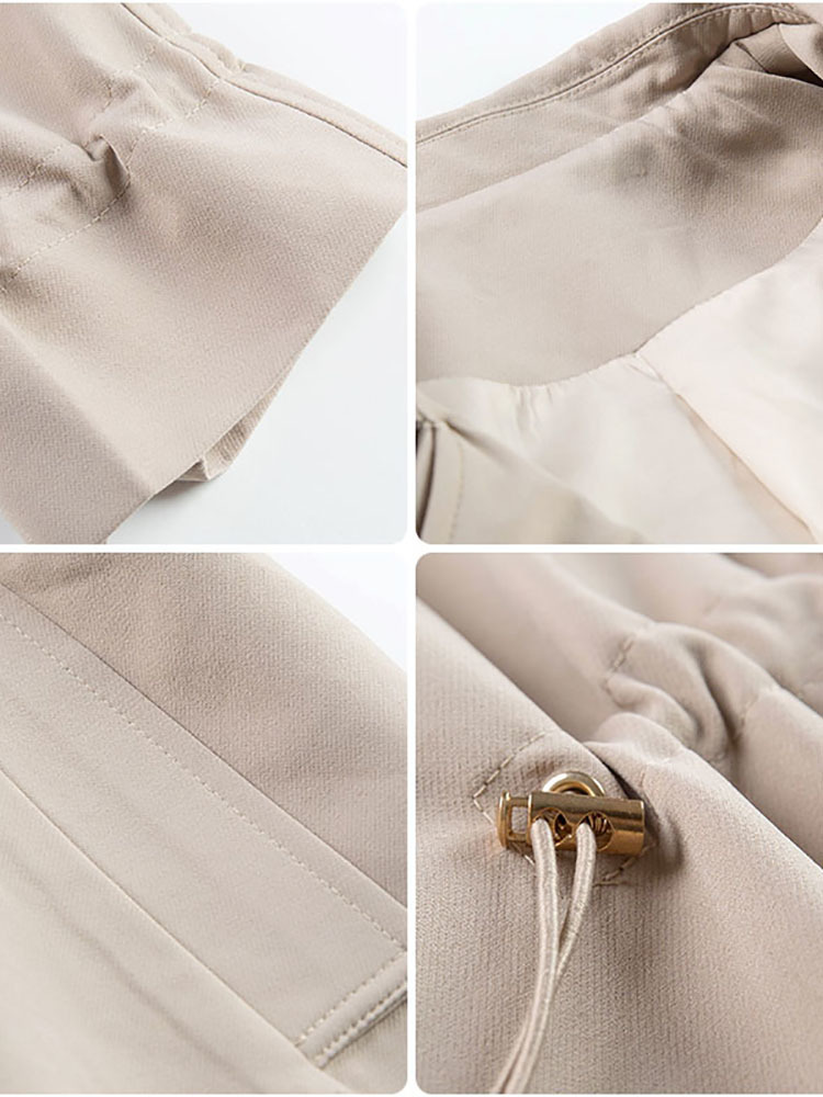 Trench coat women's long section small Korean version loose loose net red suit collar waist casual retro LJ201128