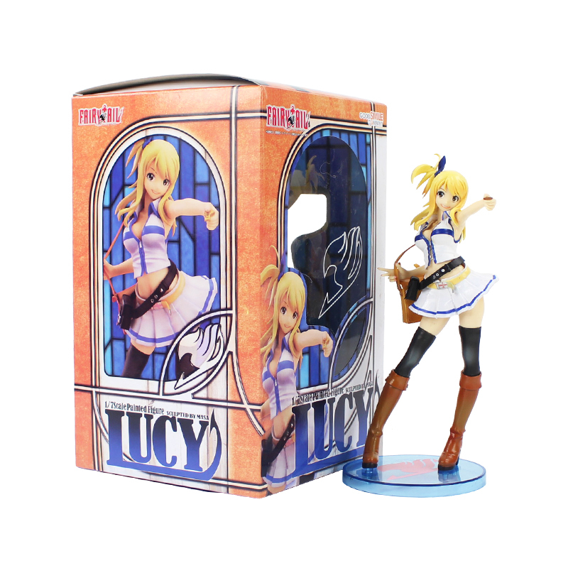 20cm Fairy Tail Lucy Heartfilia 1/7 Scale Painted Figure White Dress Figurine PVC Action Figure Collectible Model Toy Doll X0121
20cm Fairy Tail Lucy Heartfilia 1/7 Scale Painted Figure White Dress Figurine PVC Action Figure Collectible Model Toy Doll X0121