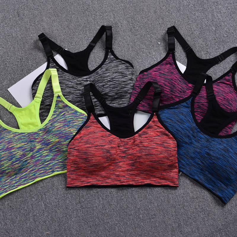 Women Sports Bra,Adjustable Spaghetti Strap Padded Top For Fitness Running Gym Athletic,Seamless Yoga Sports Bra Top, Blue
Women Sports Bra,Adjustable Spaghetti Strap Padded Top For Fitness Running Gym Athletic,Seamless Yoga Sports Bra Top, Blue