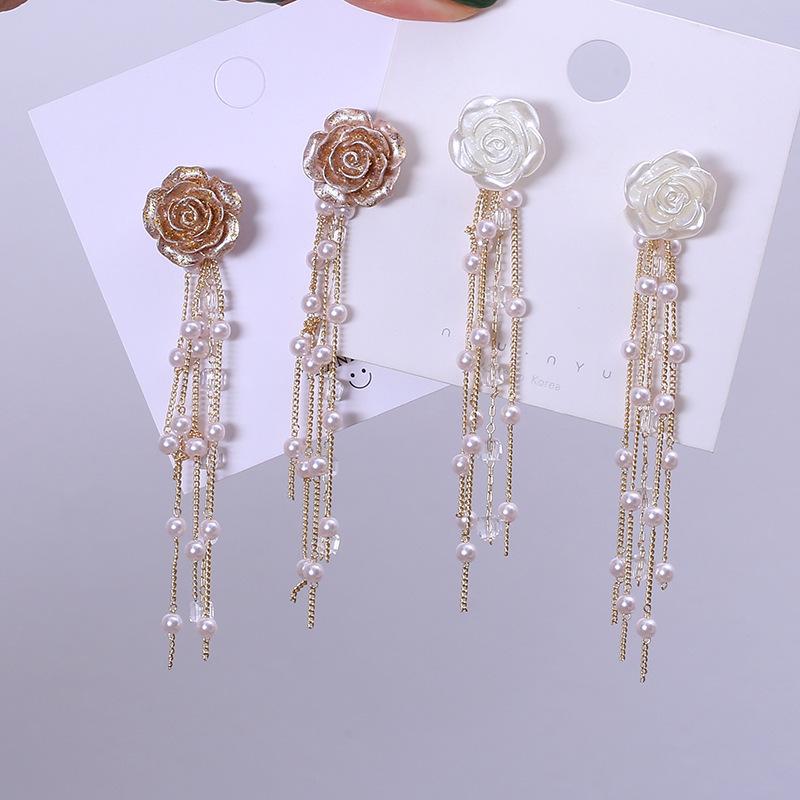 Shiny Side New Accessories Acrylic Flower Stud Earrings for Women Simple Style Gift Elegant Pearl Long Tassel Earrings
Shiny Side New Accessories Acrylic Flower Stud Earrings for Women Simple Style Gift Elegant Pearl Long Tassel Earrings