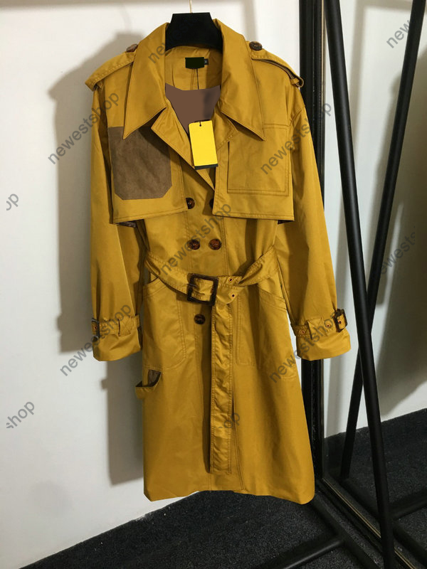 2022 Autumn womens trench coats designer luxury Women Windbreaker classical letter print jacket double-breasted Long Belt jacket Female wind coat, Tan;black
2022 Autumn womens trench coats designer luxury Women Windbreaker classical letter print jacket double-breasted Long Belt jacket Female wind coat, Tan;black