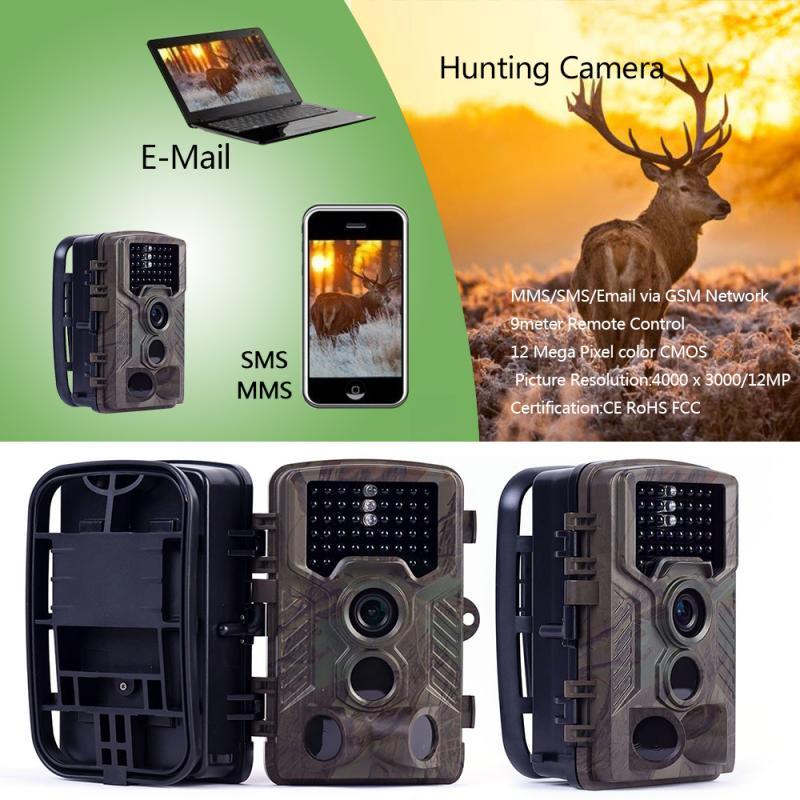 New 12MP HC800M Wild Hunting Trap Camera MMS GPRS Digital Scouting Hunting Cameras, As photo show
New 12MP HC800M Wild Hunting Trap Camera MMS GPRS Digital Scouting Hunting Cameras, As photo show