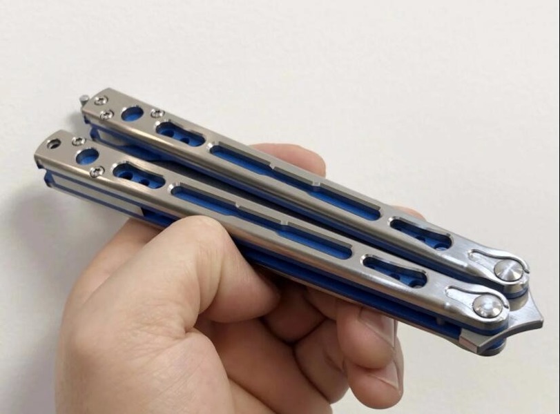 hom chimera titanium butterfly trainer training knife not sharp Crafts Martial arts Collection knvies
hom chimera titanium butterfly trainer training knife not sharp Crafts Martial arts Collection knvies