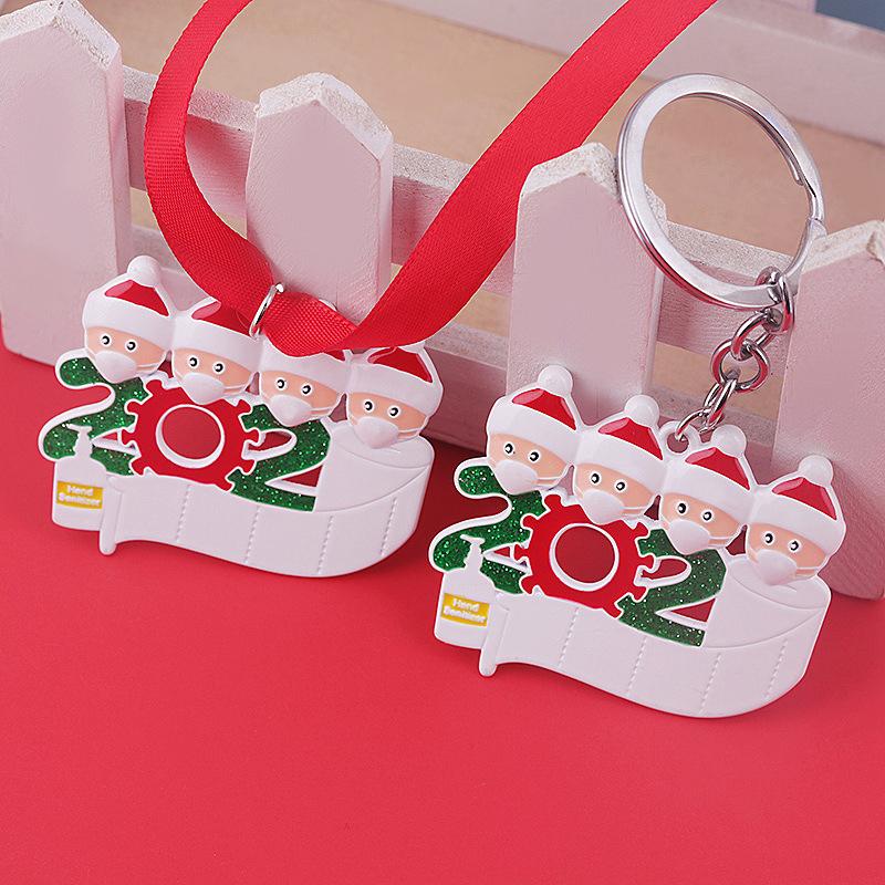 2020 Quarantine Christmas Tree Decoration Keychains Santa Claus Hanging Ornament
2020 Quarantine Christmas Tree Decoration Keychains Santa Claus Hanging Ornament