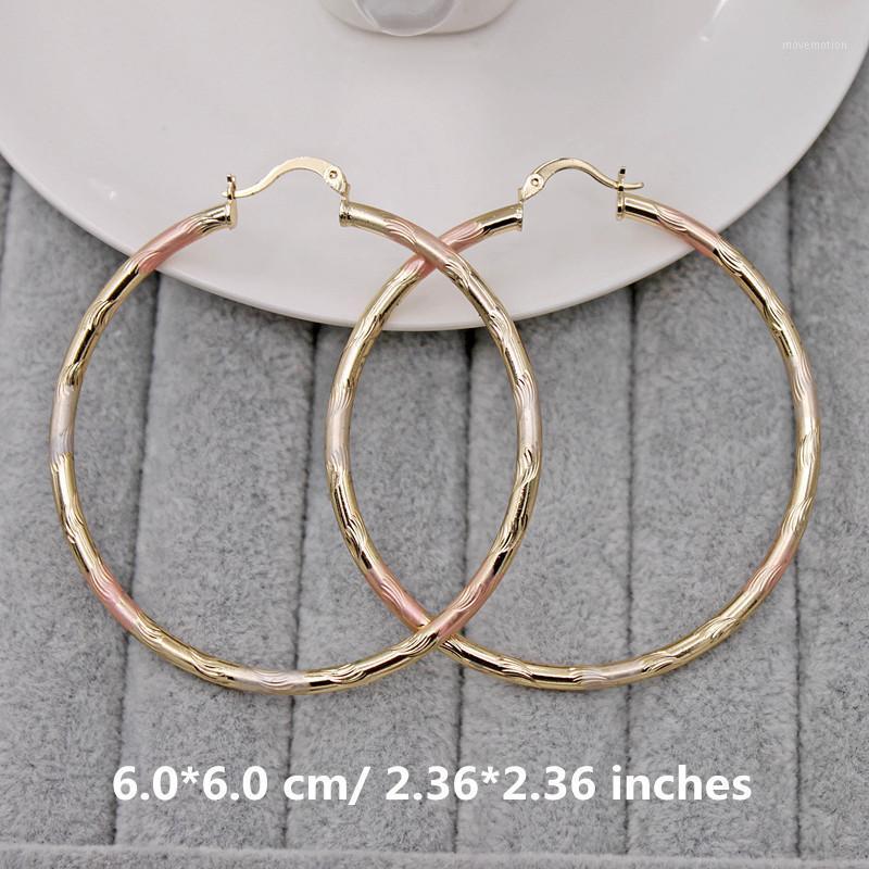 RLOPAY fashion hollow Hoop Gold Earrings for Women Gold big round Earrings Jewelry for Wedding Anniversary Gift acessories1
RLOPAY fashion hollow Hoop Gold Earrings for Women Gold big round Earrings Jewelry for Wedding Anniversary Gift acessories1
