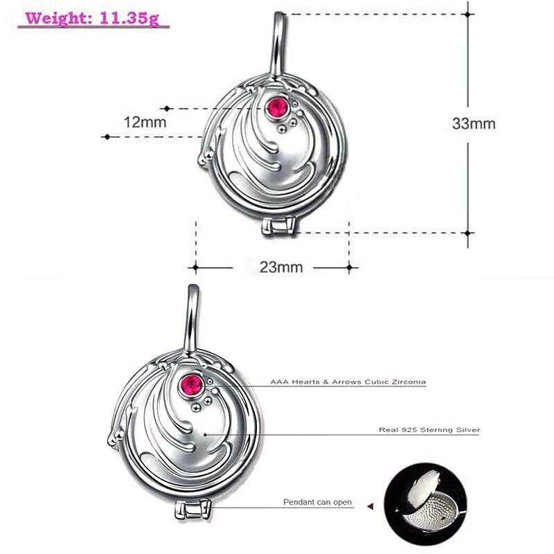 The Vampire Diaries Elena Vervain Pendant 925 Sterling Silver Necklace Pendant Women Jewelry Sweater Necklace Birthday Gifts 201104