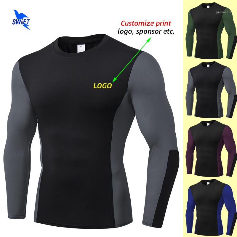 2020 NEW Men Quick Dry Running Shirts High Eleastic Compression Gym Fitness Workout T-shirt Long Sleeve Rashguards Customize1, Black blue
2020 NEW Men Quick Dry Running Shirts High Eleastic Compression Gym Fitness Workout T-shirt Long Sleeve Rashguards Customize1, Black blue