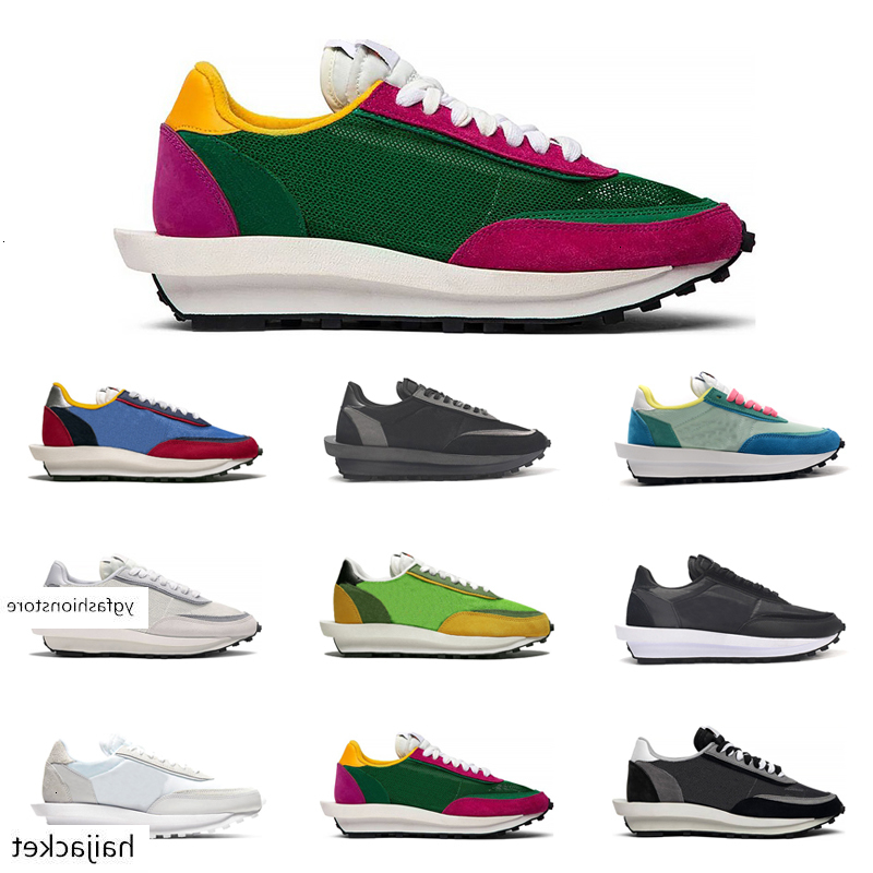 Sacai X LDV Waffle Men Women Running Shoes LD Triple Black White Nylon Pine Green Gusto Varsity Blue Trainer Fashion Sports Sneakers, Pink
Sacai X LDV Waffle Men Women Running Shoes LD Triple Black White Nylon Pine Green Gusto Varsity Blue Trainer Fashion Sports Sneakers, Pink