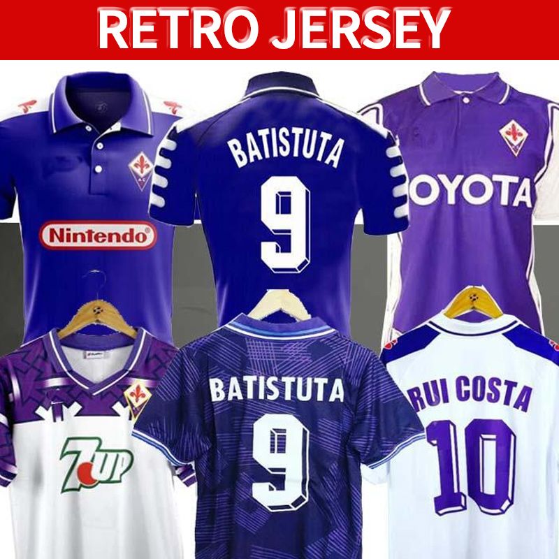 retro FIORENTINA FLORENCE 1998 1999 RUI COSTA BATISTUTA thailand quality soccer jersey football shirt kit camiseta futbol maillot de foot, 98-99 away
retro FIORENTINA FLORENCE 1998 1999 RUI COSTA BATISTUTA thailand quality soccer jersey football shirt kit camiseta futbol maillot de foot, 98-99 away