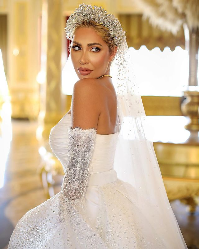 Spring African Mermaid Wedding Dresse With Detachable train Lace Full Sleeve Appliques Bridal Gowns vestidos de novia