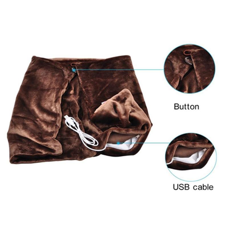 80*45CM USB Heating Blankets Soft Carbon Fiber Electric Warmer Heating Blanket Shoulder Neck Shawl 5V 4W Winter Warmer, Black
80*45CM USB Heating Blankets Soft Carbon Fiber Electric Warmer Heating Blanket Shoulder Neck Shawl 5V 4W Winter Warmer, Black