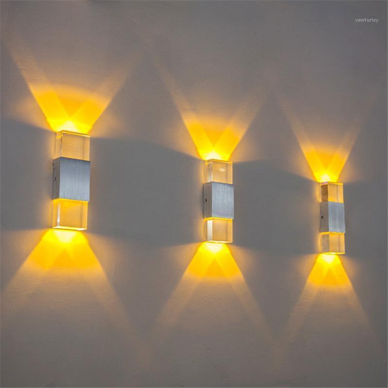Modern 2W 6W led LED Wall Sconce Night Light AC85-265V Brief Indoor Wall acryl+aluminum decorative Light Hotel Aisle stair lamp1 
Modern 2W 6W led LED Wall Sconce Night Light AC85-265V Brief Indoor Wall acryl+aluminum decorative Light Hotel Aisle stair lamp1