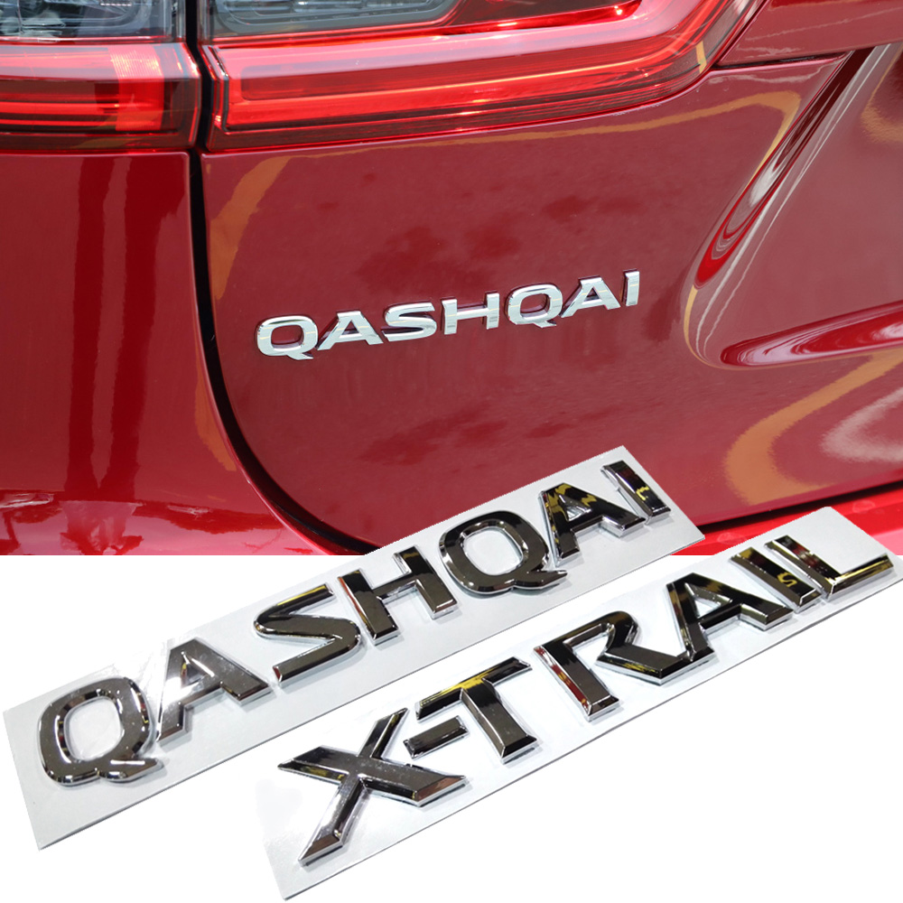 Car Styling For Nissan X-Trail Qashqai Tailgate Letters Font Emblem Sticker 3D ABS Rear Trunk Nameplate Decoration Accessories
Car Styling For Nissan X-Trail Qashqai Tailgate Letters Font Emblem Sticker 3D ABS Rear Trunk Nameplate Decoration Accessories
