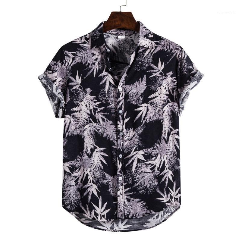 Men's Casual Shirts 38# Summerman Shirt Mens Ethnic Printed Stand Collar Cotton Linen Stripe Short Sleeve Loose Hawaiian Hawaiian1, Black
Men's Casual Shirts 38# Summerman Shirt Mens Ethnic Printed Stand Collar Cotton Linen Stripe Short Sleeve Loose Hawaiian Hawaiian1, Black