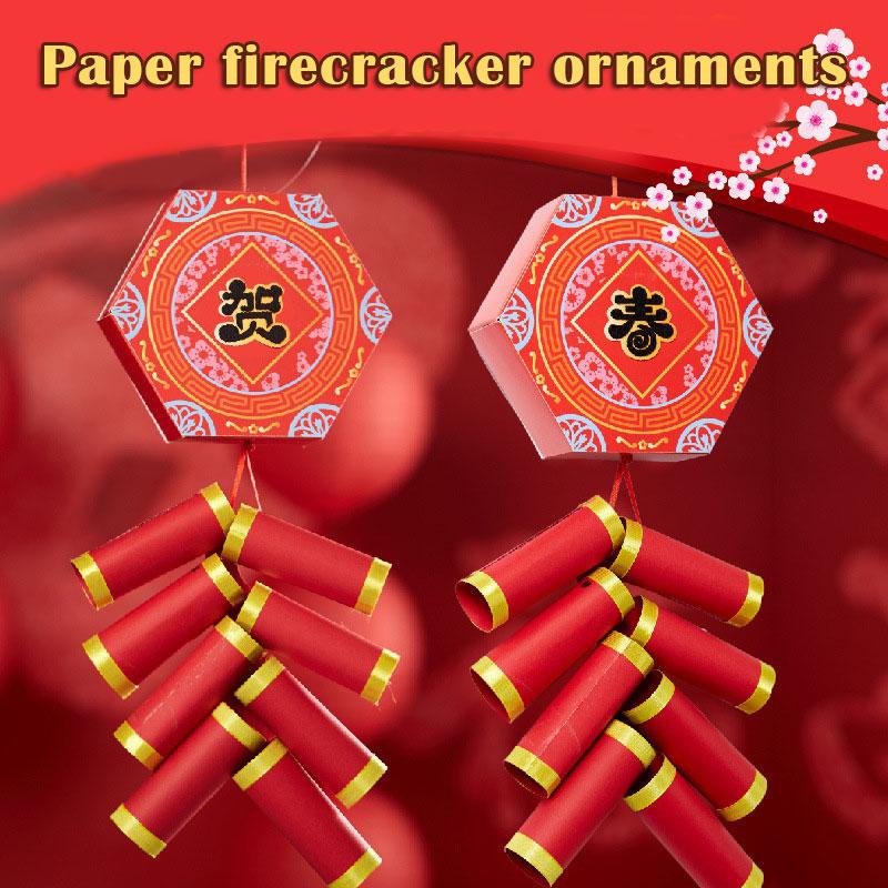 2021 Chinese Happy New Year DIY Firecracker Home Decorations Good Wishes for Friend Family XH8Z
2021 Chinese Happy New Year DIY Firecracker Home Decorations Good Wishes for Friend Family XH8Z