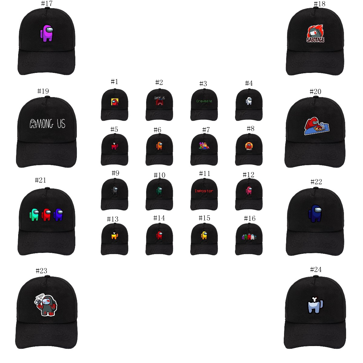 24 styles Among us Best Baseball cap Online Baseball hat snapback hat Peaked GWA3558
24 styles Among us Best Baseball cap Online Baseball hat snapback hat Peaked GWA3558