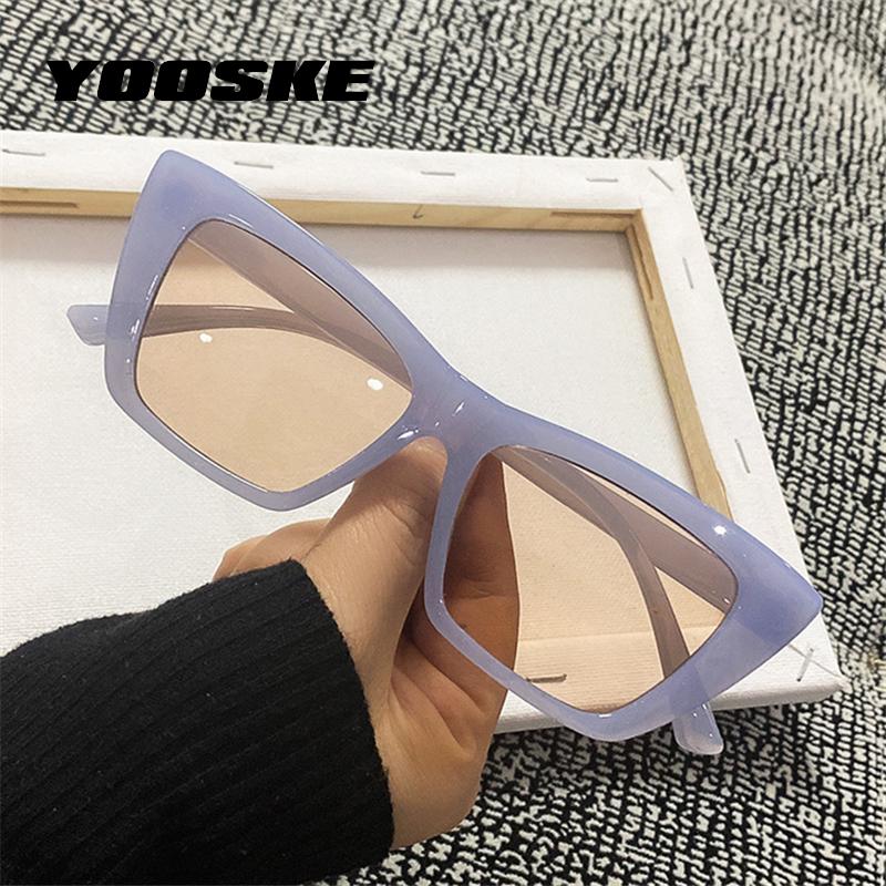 Sunglasses YOOSKE Cat Eye Women Fashion Jelly Blue Pink Sun Glasses Ladies Luxury Designer Sexy Cateyes Eyewear UV400
Sunglasses YOOSKE Cat Eye Women Fashion Jelly Blue Pink Sun Glasses Ladies Luxury Designer Sexy Cateyes Eyewear UV400